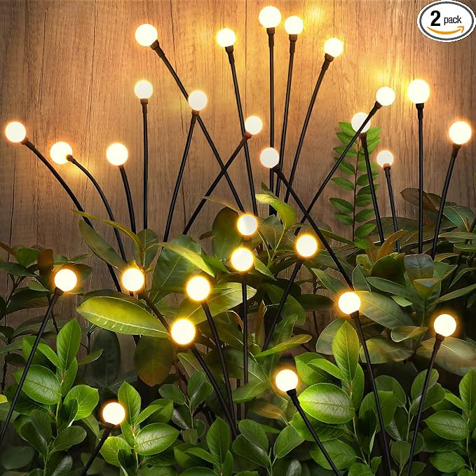 Brightever 【????????】 Solar Lights Outdoor Waterproof - Swaying Solar... | Amazon (US)