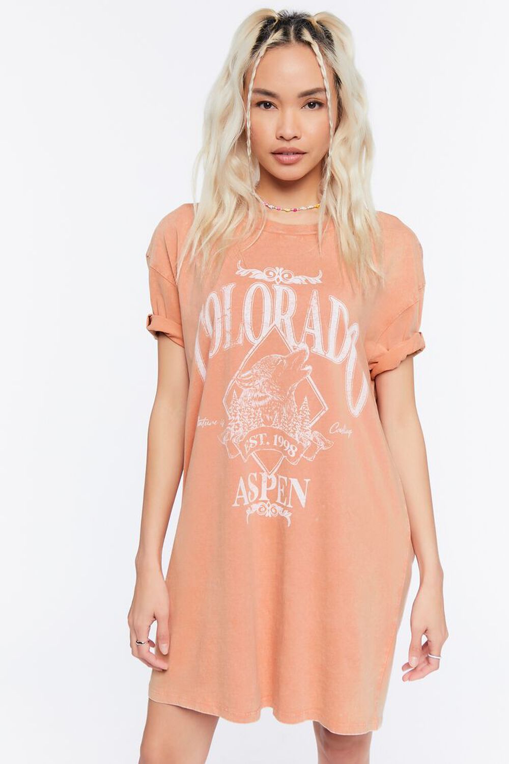 Aspen Graphic T-Shirt Dress | Forever 21 | Forever 21 (US)