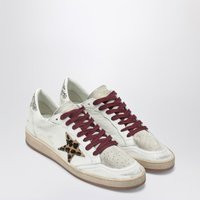 Golden Goose Ball Star Sneakers mit Leopardenmuster und Ponyhaar-Stern | Balardi (US & Canada)