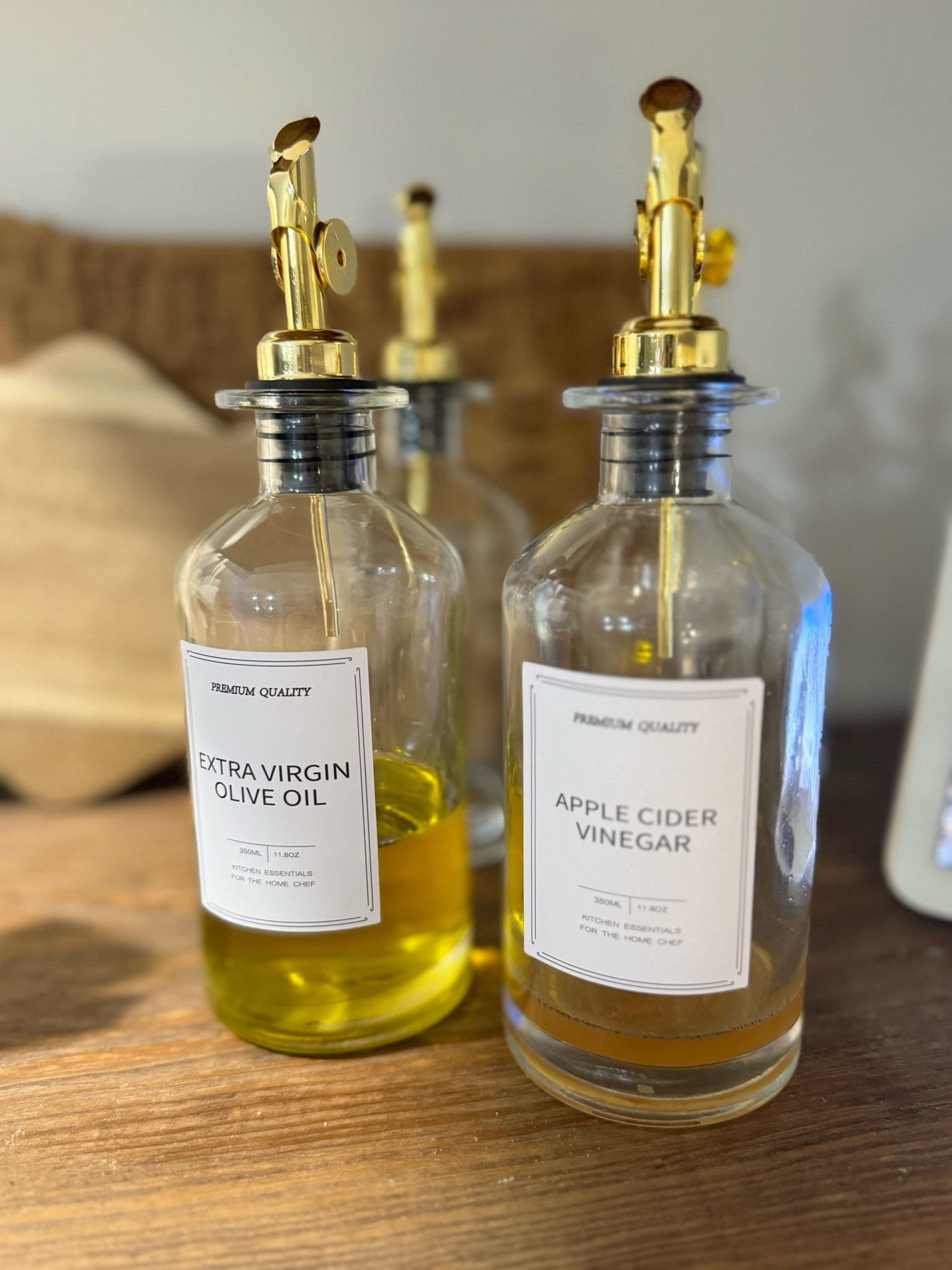 Amazon find. Oil dispensers for cooking. Removal labels which were a pleasant surprise! Currently on sale for $23.99 from $29.99

Kitchen, organized, cooking, cookware 

#LTKsalealert #LTKGiftGuide #LTKhome