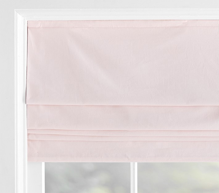 Linen Cordless Blackout Roman Shade | Pottery Barn Kids
