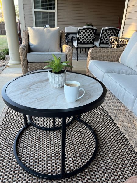 Still Loving our new patio set! I spend most mornings here now to start my day. 

#LTKSeasonal #LTKstyletip #LTKhome