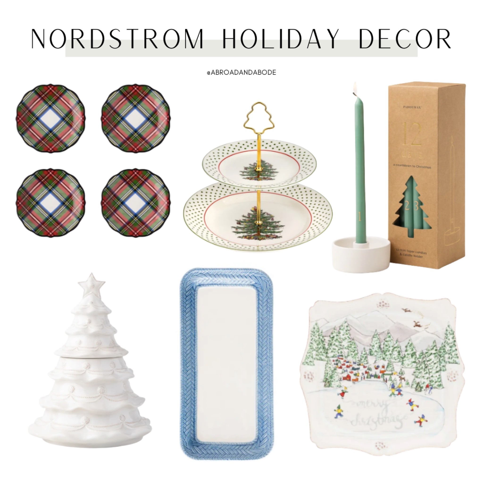Create a festive tablescape with these decor pieces from Nordstrom!

Holiday decor, Christmas, Christmas decor, Christmas tree, tapered candles, hostess, serving ware, holiday table, dining table, holiday plates

#LTKhome #LTKHoliday #LTKunder50
