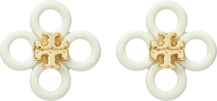 Small Kira Enamel Clover Stud Earrings | Nordstrom