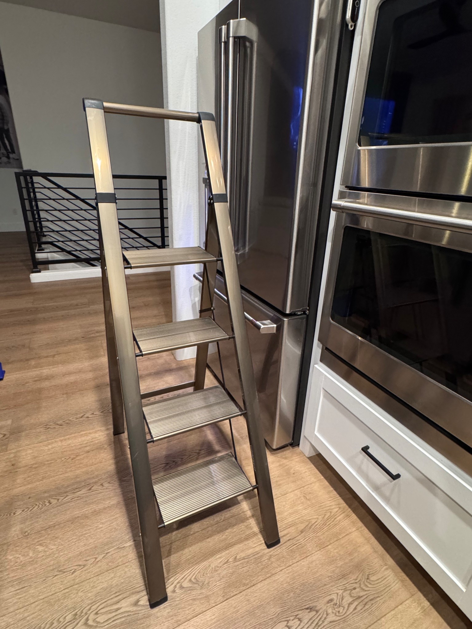 Sturdy and good-looking gold step ladder for the home! 🪜

#LTKPetite #LTKHome #LTKdayinmylife