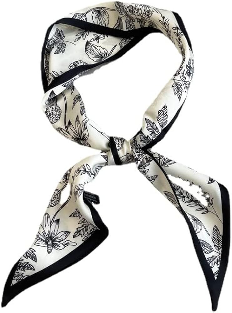 Silk Feeling Scarf Satin Head Scarf for Women Neckerchief For Women | Amazon (US)