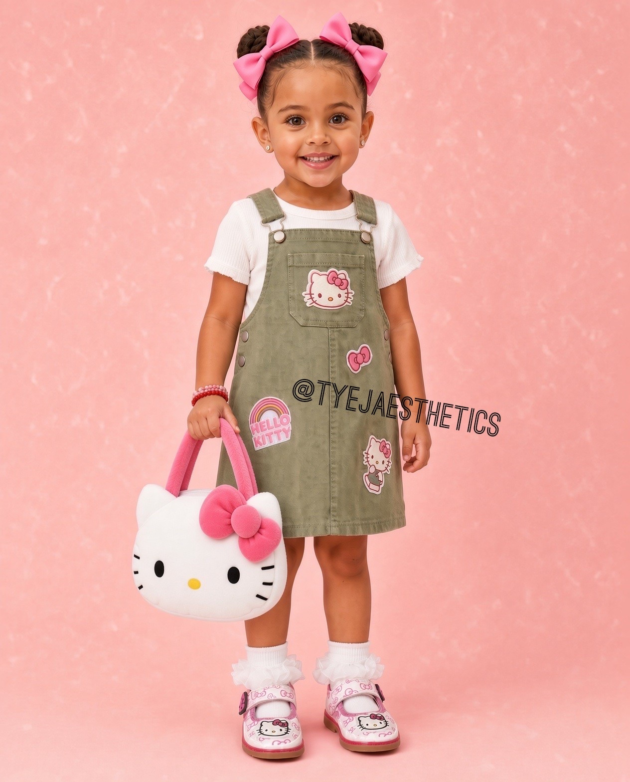 🎀💕 Just a little cutie serving Hello Kitty realness! 🐱✨

The bows, the overalls, the matching bag AND those adorable shoes?! 😭🎀 She understood the assignment! 💅🏽💗

Would your little fashionista wear this look? 👀💕
#HelloKitty #KidsFashion #LittleFashionista #OutfitInspo #ToddlerStyle #CuteKidsFashion #FashionInspo #PinkAesthetic 🎀

#LTKootd #LTKBaby #LTKSeasonal
