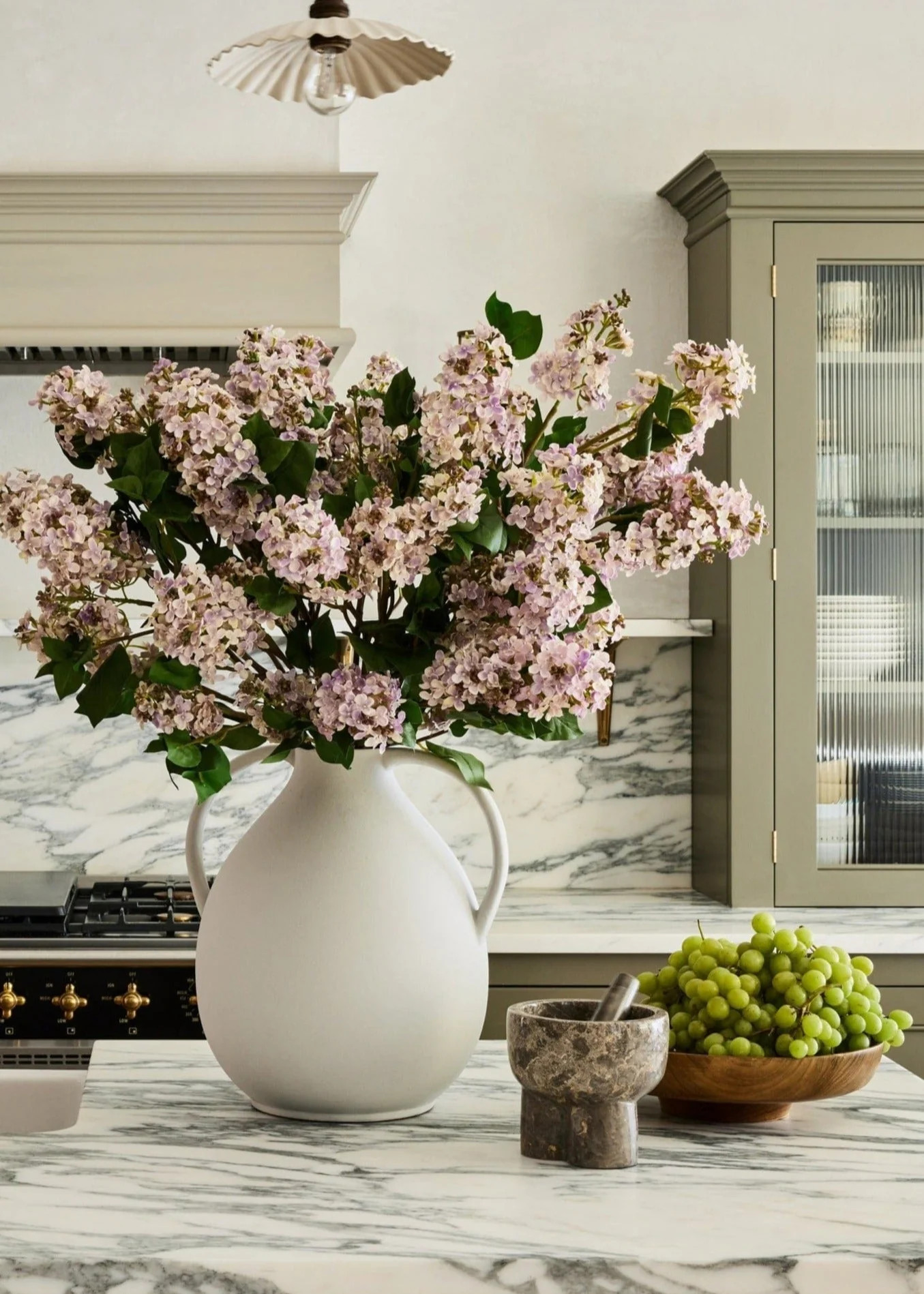 Lilac Branch in Soft Lavender | Faux Blooming Flowers at Afloral.com | Afloral