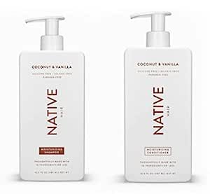 Native Shampoo and Conditioner Set | Sulfate Free, Paraben Free, Dye Free, with Naturally Derived... | Amazon (US)
