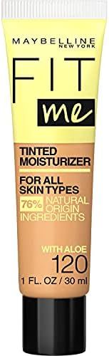 Maybelline New York Fit Me Tinted Moisturizer, Fresh Feel, Natural Coverage, 12H Hydration, Conce... | Amazon (US)