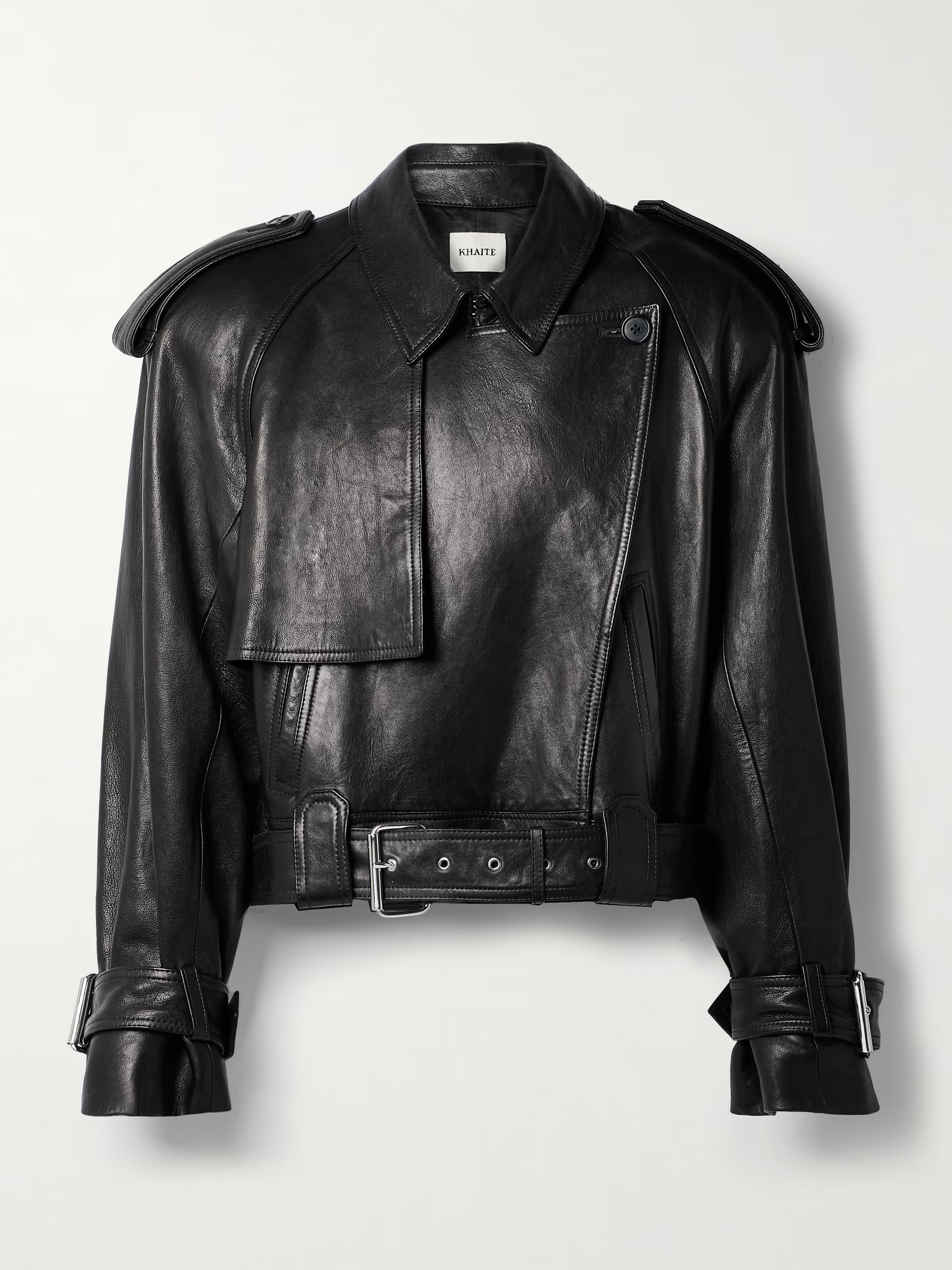 Hammond belted leather biker jacket | NET-A-PORTER (US)