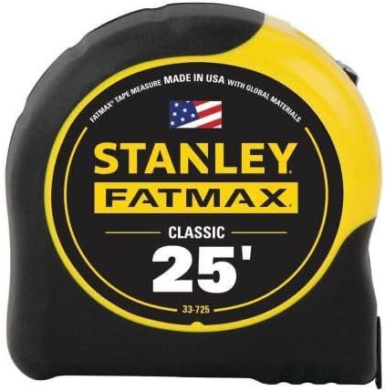 STANLEY FATMAX Tape Measure, 25-Foot (33-725) | Amazon (US)