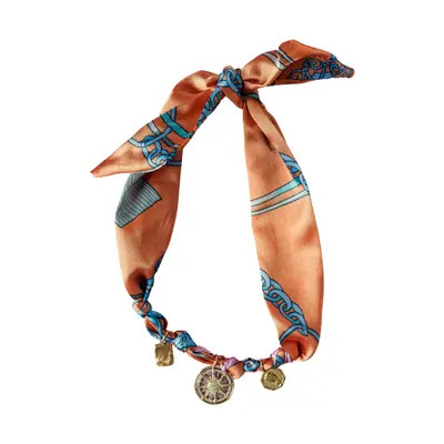 MacRae & Co. Margo Scarf Necklace in Orange at Nordstrom | Nordstrom