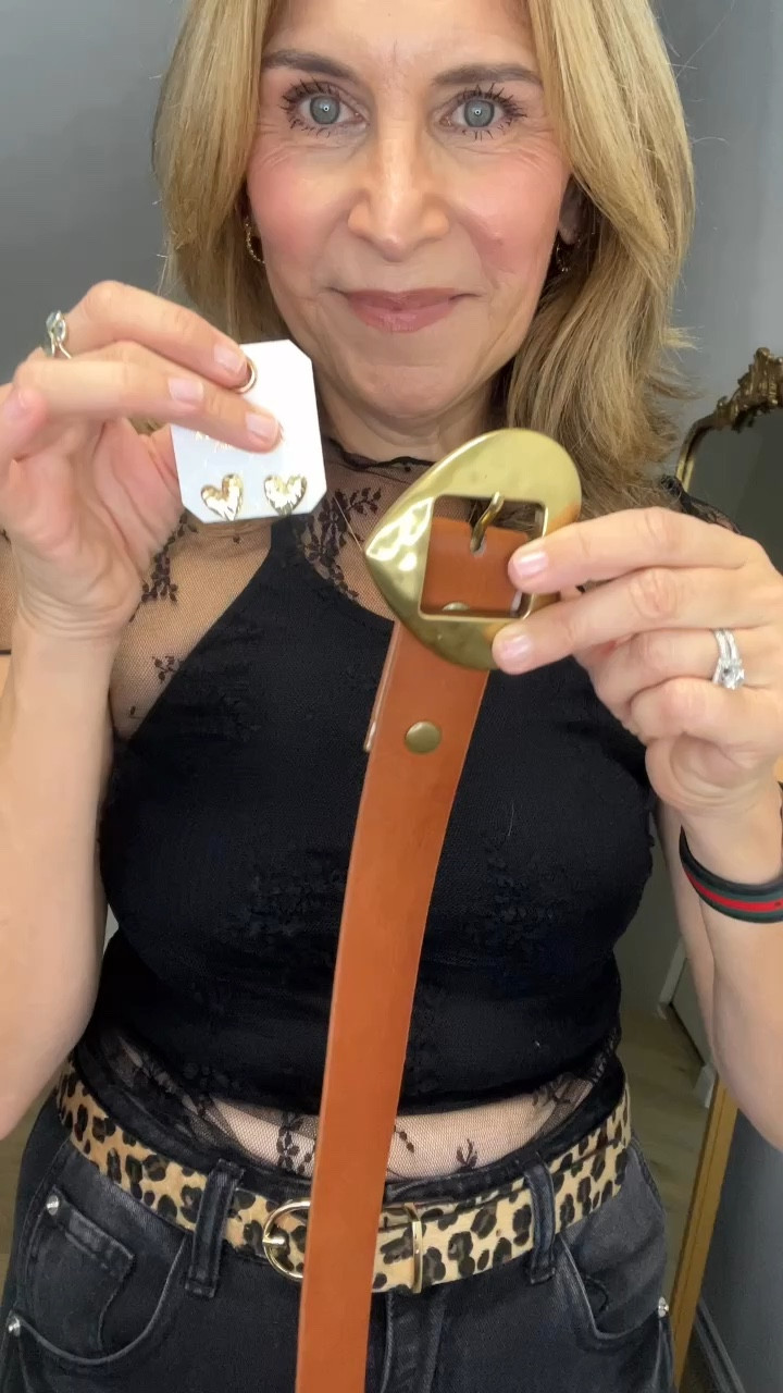 This belt and earrings are meant to be together! 



#LTKStyleTip #LTKFindsUnder50 #LTKOver40