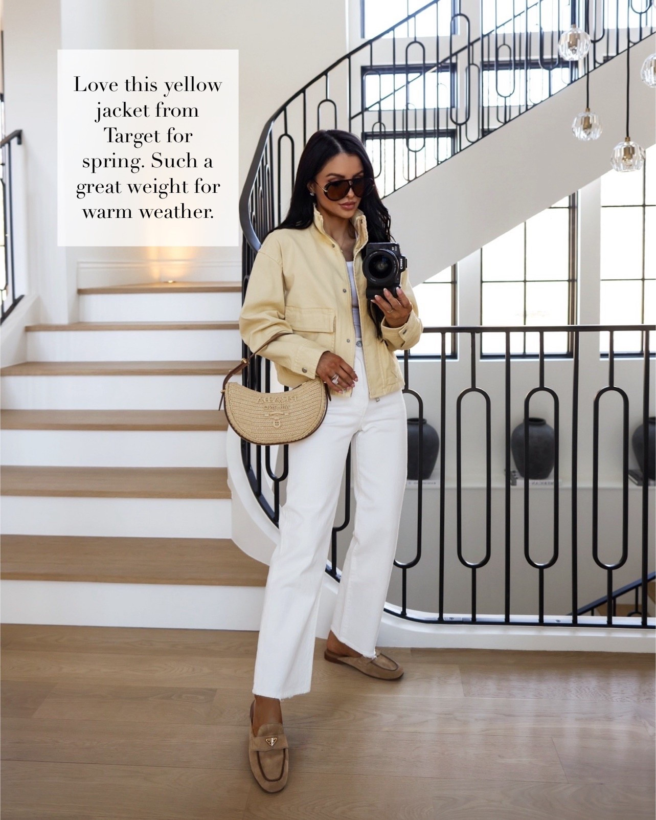 This yellow jacket from Target is the perfect layering piece for spring. The lightweight fabric and structured fit make it easy to throw over anything, and it pairs perfectly with my favorite white denim currently 25% OFF. A fresh bright combo that instantly elevates your everyday look.

Target yellow jacket wearing an XS
white denim wearing a 23 runs TTS

miamiamine Target yellow jacket spring layering chic versatile outfit white denim on sale elevated casual style wardrobe staple fresh polished look

#LTKSaleAlert #LTKWorkwear #LTKootd