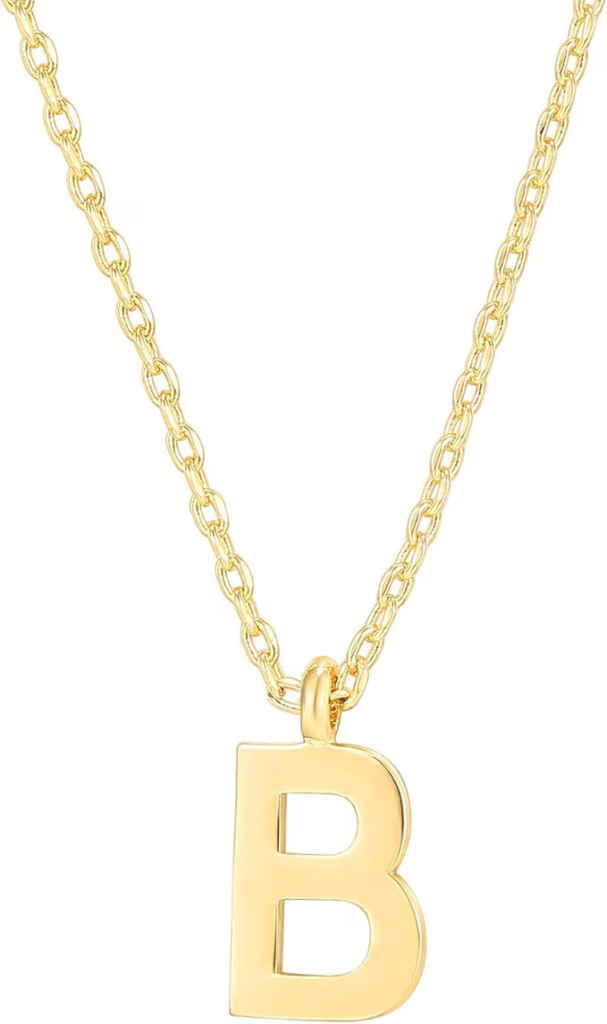 PAVOI 14K Gold Plated Initial Necklace | Letter Necklaces for Women | Amazon (CA)