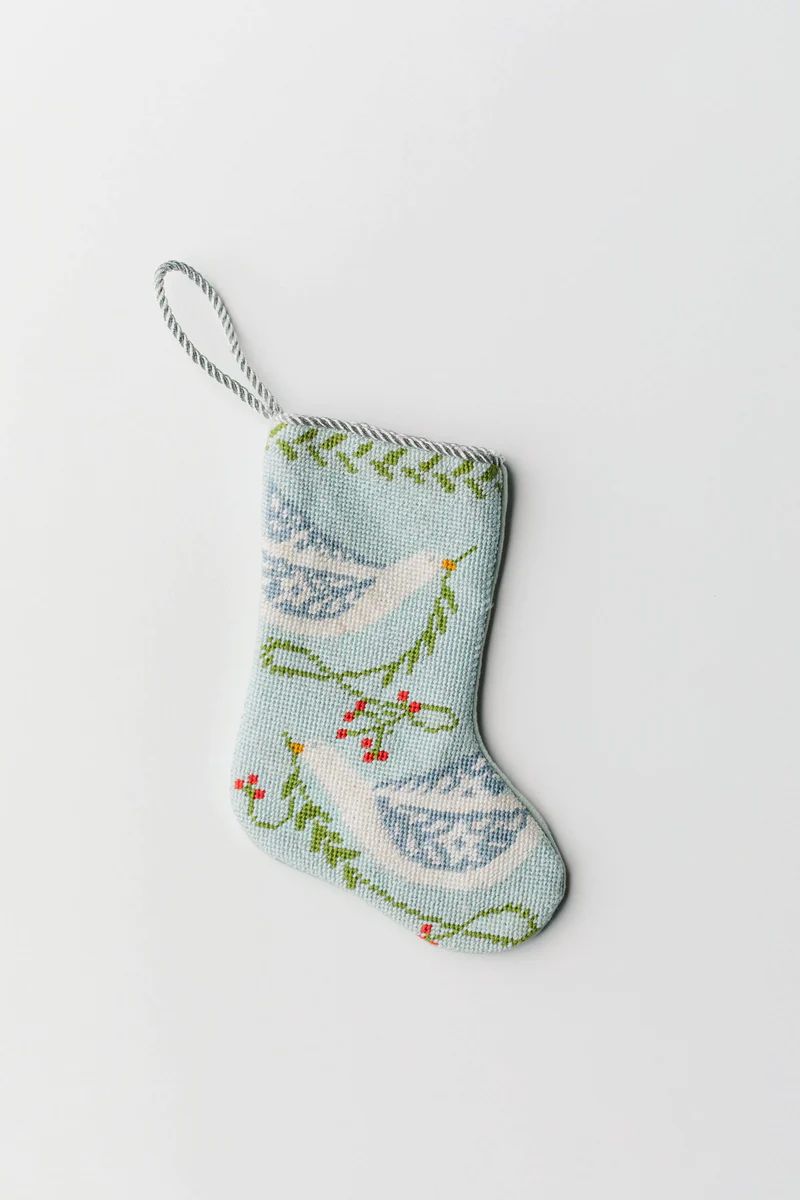 Peace on Earth- Blue | Bauble Stockings