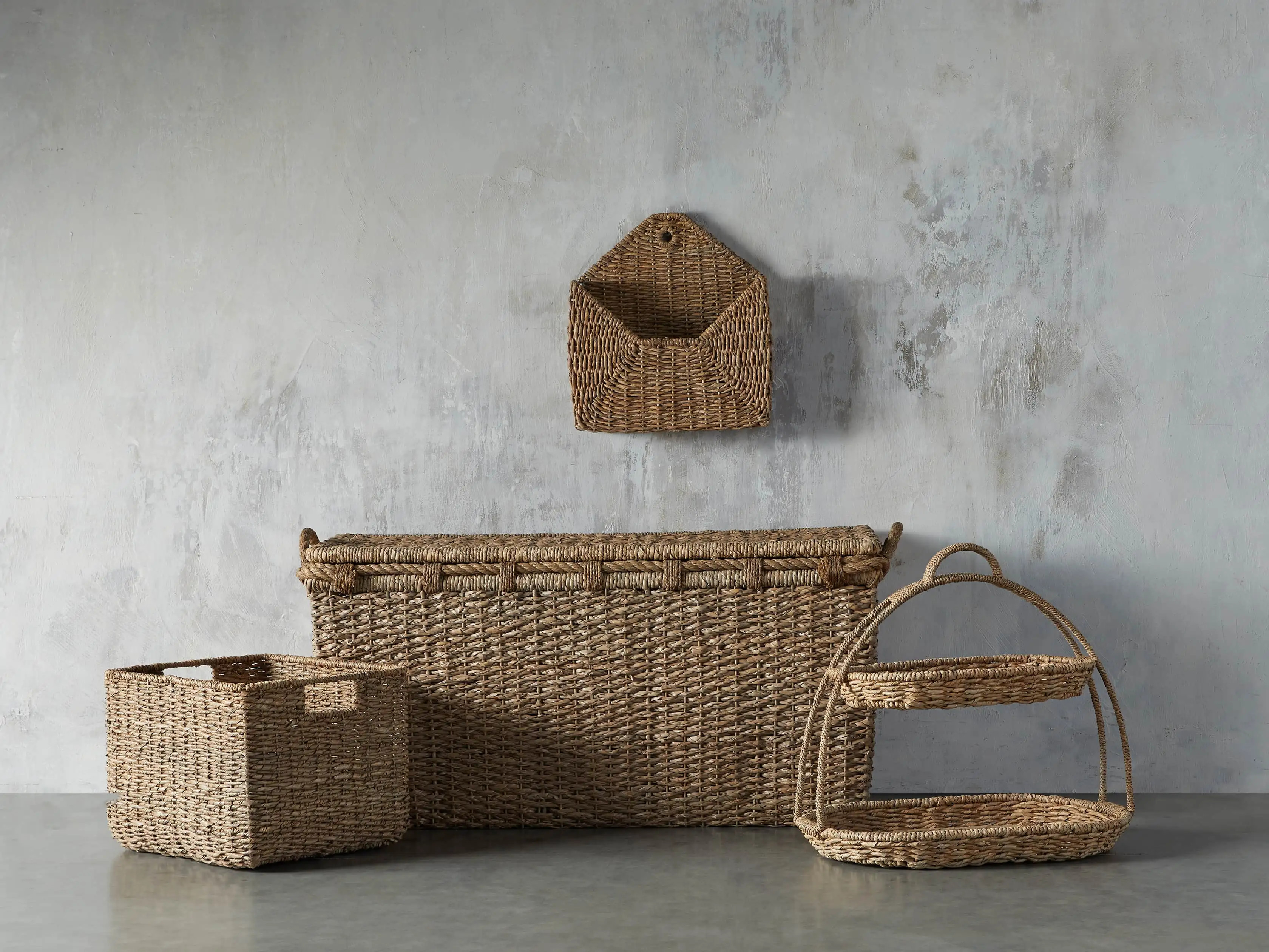Entry Console Basket in Natural | Arhaus
