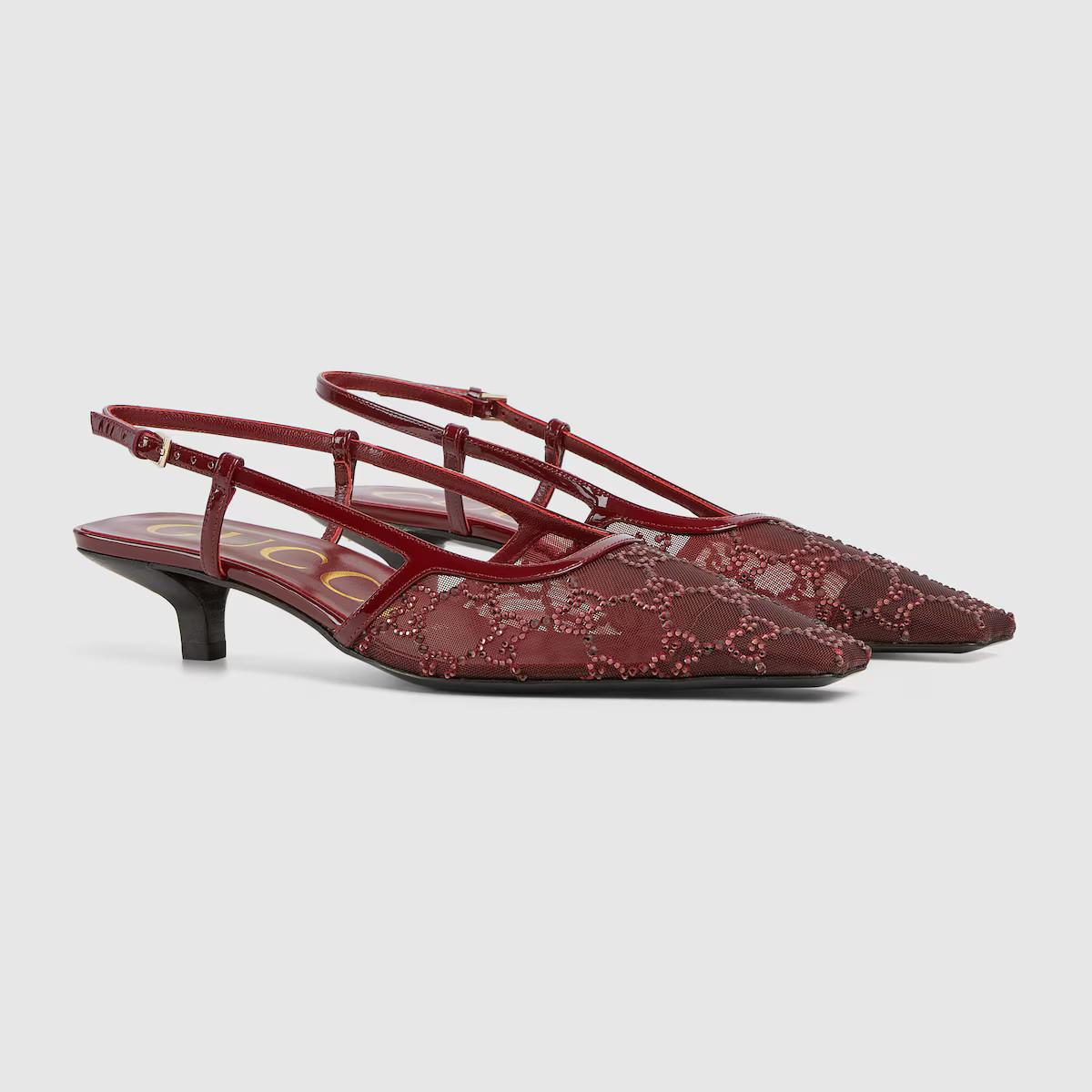 Gucci - Women's GG crystal slingback pump | Gucci (US)