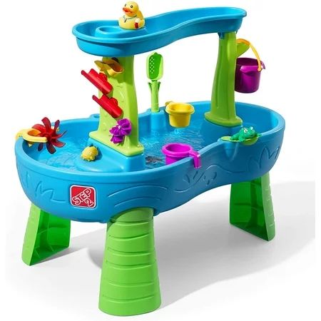 Step2 Rain Showers Splash Pond Water Table | Kids Water Play Table with 13-Pc Accessory Set | Walmart (US)