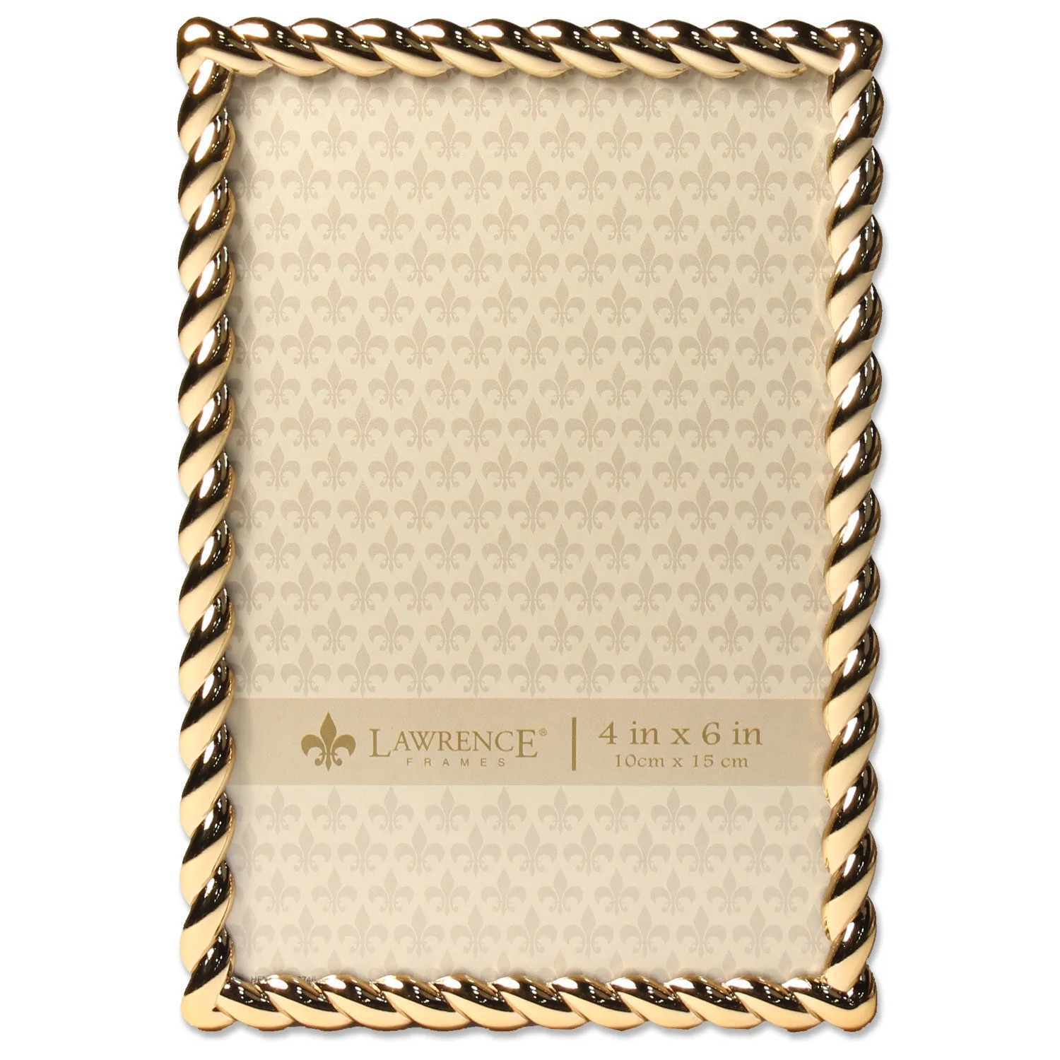 Lawrence Frames 4x6 Golden Rope Picture Frame 712046 | Walmart (US)