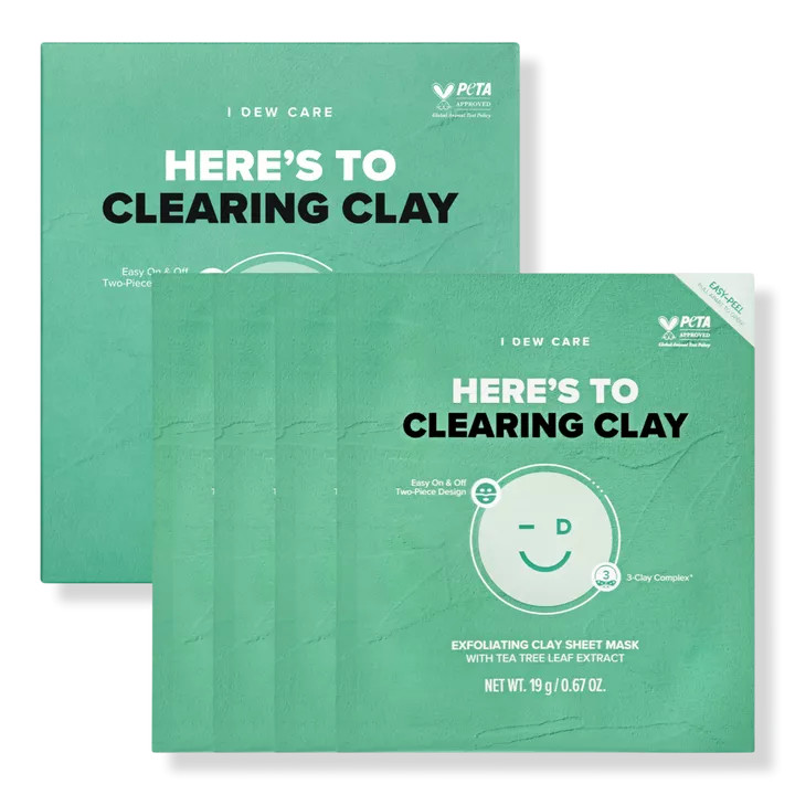 Here's To Clearing Clay Exfoliating Sheet Mask | Ulta