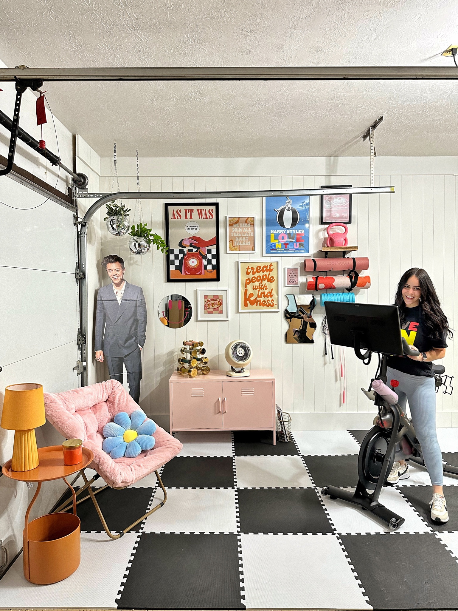 The Harry Styles gym is complete 🙌🏼💕 #harrystyles #homegym #gym 

#LTKhome #LTKunder100 #LTKunder50