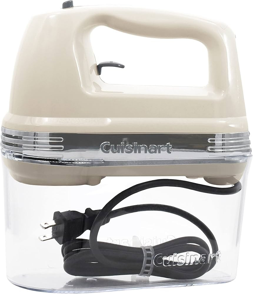 Cuisinart HM-90SCRM Power Advantage Plus 9-Speed Handheld Mixer with Storage Case, Cream | Amazon (US)