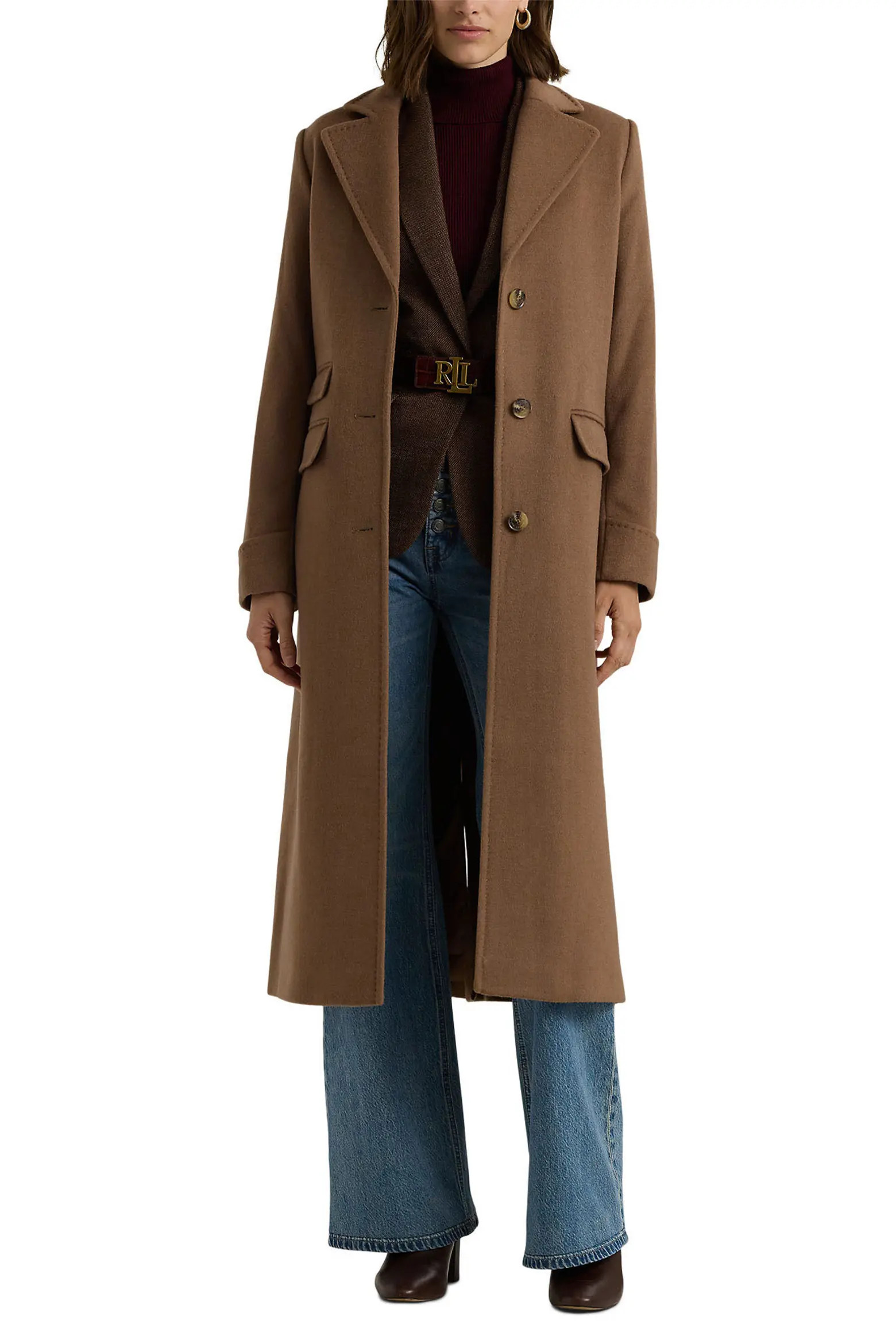 Longline Wool Blend Reefer Coat (Women) | Nordstrom | Nordstrom