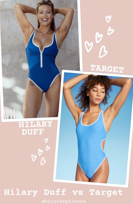 Have you seen Hilary Duff on the cover of  Women’s Health Magazine? I fell in love with her blue one piece swimsuit and was SO excited to find this similar swim at Target. It’s super affordable too. Love the blue racer back one piece swimsuit. 💙

#LTKunder100 #LTKunder50 #LTKswim