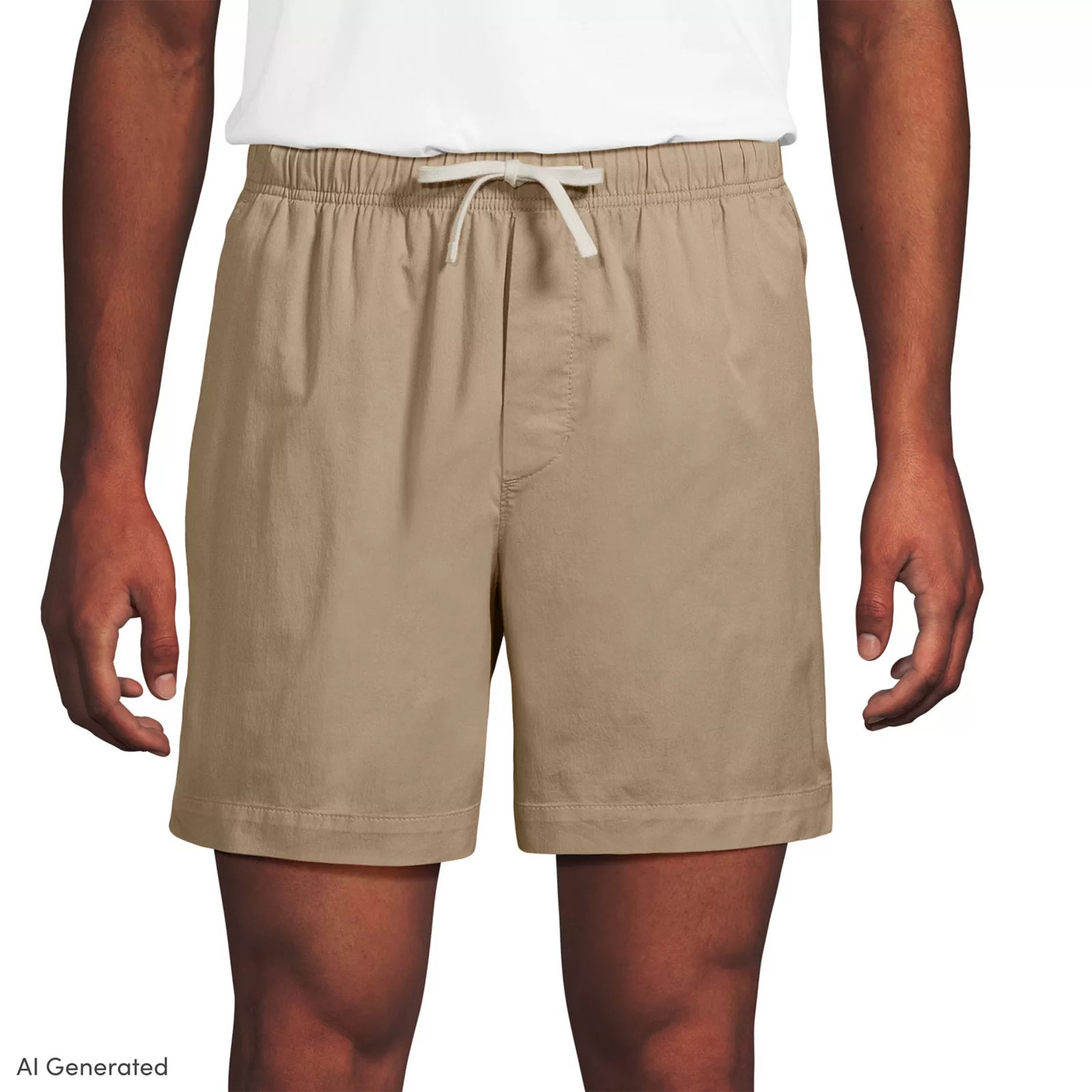 Men's Lands' End 7-Inch Classic Fit Lightweight Twill Deck Shorts | Kohl's
