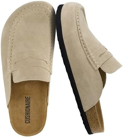 CUSHIONAIRE Fondu Genuine Leather Mule Clogs for Women, Comfortable Slip On Womens Shoes with Pen... | Amazon (US)