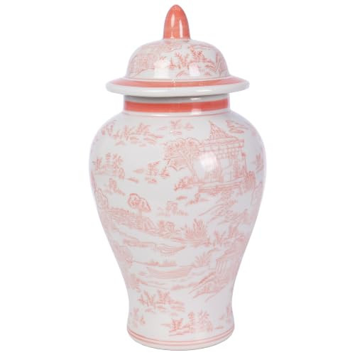 11" Pink Ginger Jar with Lid | Amazon (US)