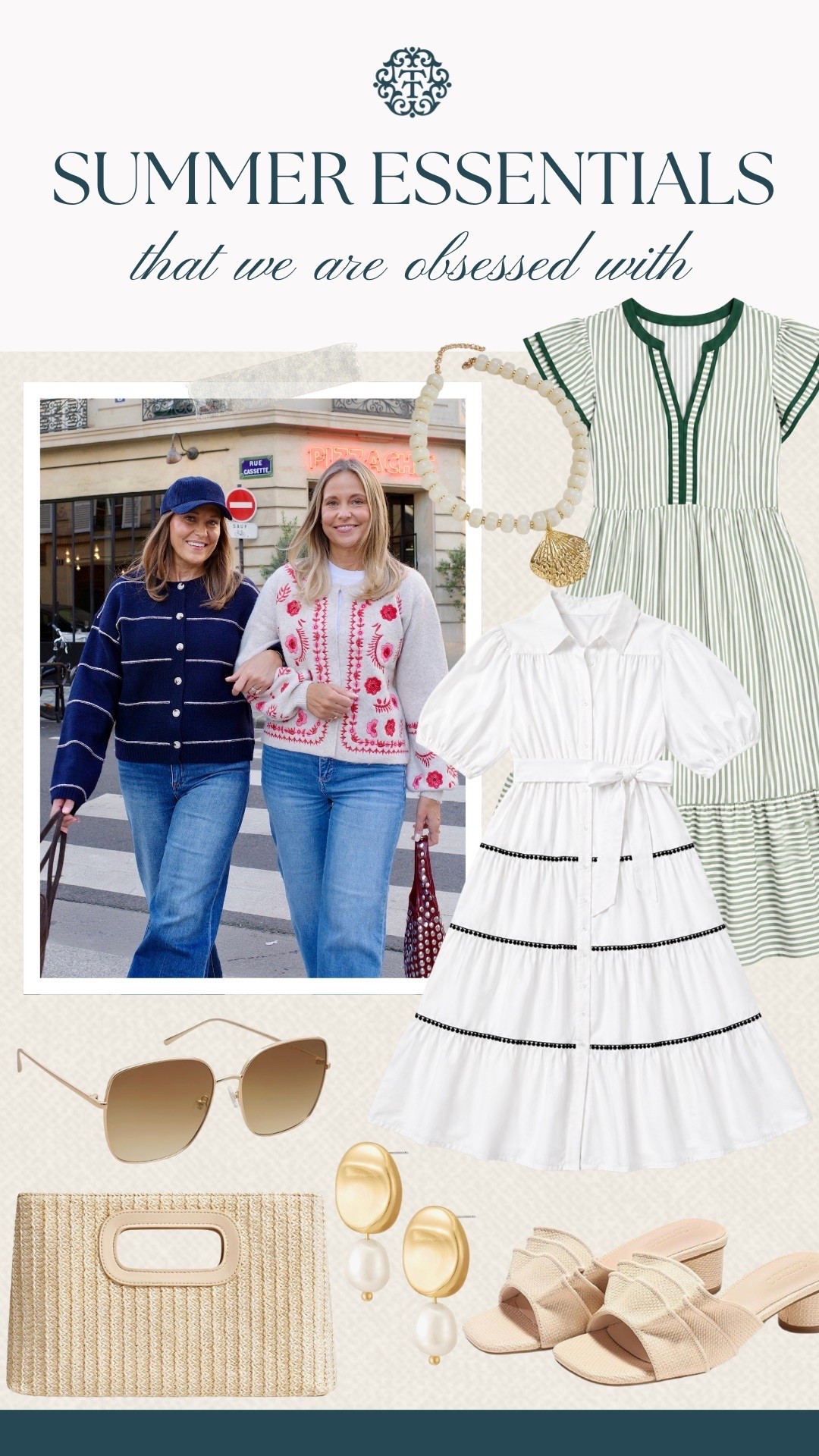 Amazon has our summer essentials lineup covered with pieces for everything on the calendar. From the dresses and woven clutch to the slides, sunglasses, and jewelry, these are the finds we keep saving. That green striped dress is definitely having a moment for us.

#LTKMidsize #LTKOver40 #LTKSeasonal