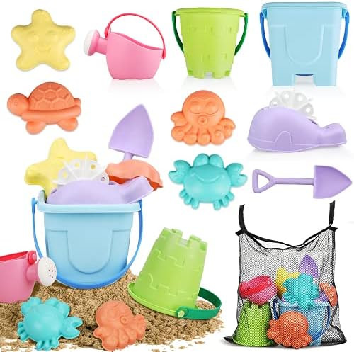 TOY Life Beach Toys for Kids - Sand Toys Set Includes Sand Bucket Shovel and Sand Castle Toys for... | Amazon (US)