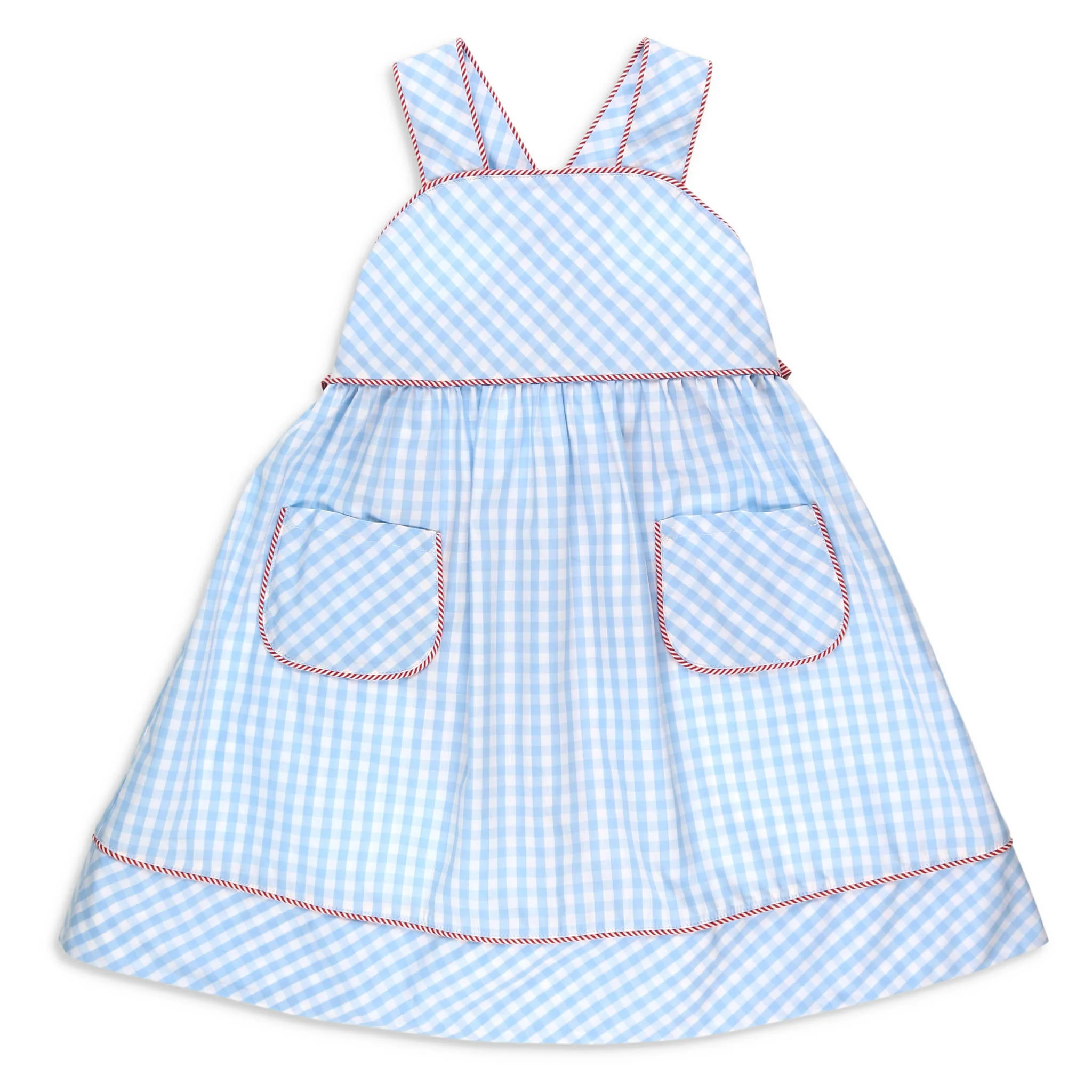 Girls God Bless America Bow Back Dress - Shrimp and Grits Kids - Shrimp and Grits Kids | Shrimp and Grits Kids