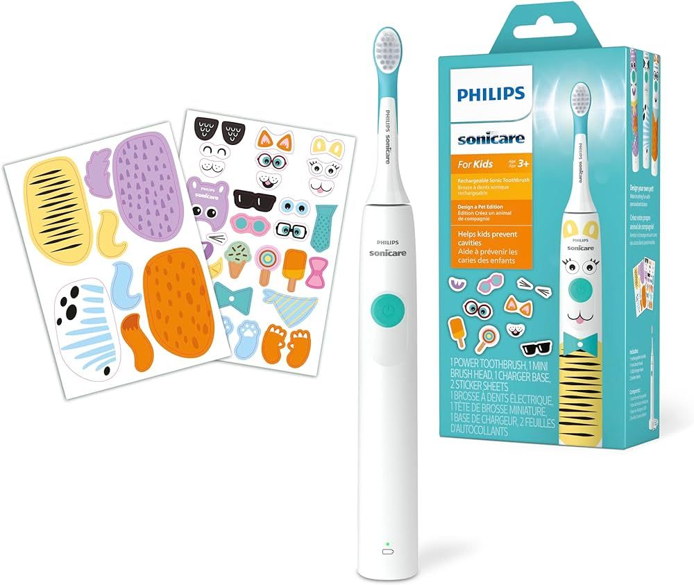 Philips Sonicare for Kids Design a Pet Edition, Corded Electric, HX3601 | Amazon (US)