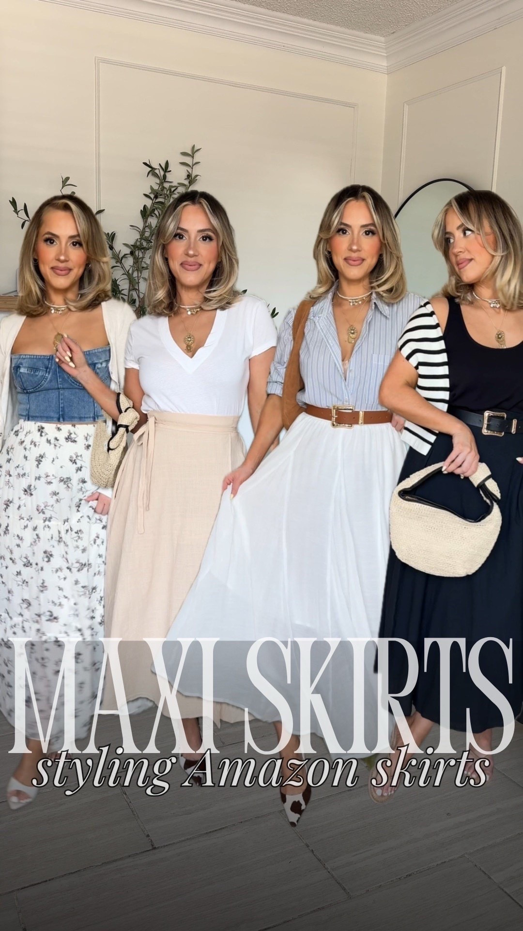 Styling my favorite AMAZON MAXI SKIRTS for SPRING & SUMMER 🌸🥳🙌🏼😍

Wearing a small in all of them babes! 

#LTKootd #LTKgrwm #LTKPetite