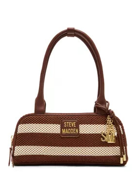 Steve Madden Blagune Straw Striped Shoulder Bag | Belk