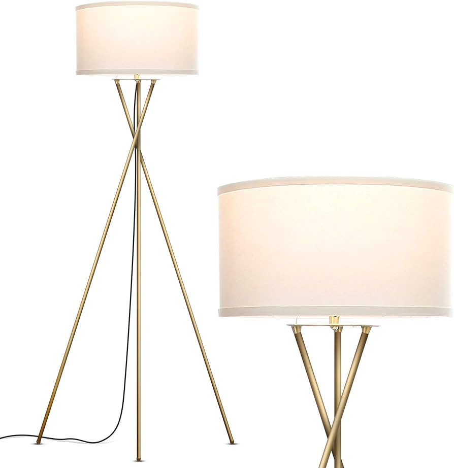 Brightech Jaxon LED Floor lamp, Modern Lamp for Living Rooms & Offices, Tall Lamp with Contempora... | Amazon (US)