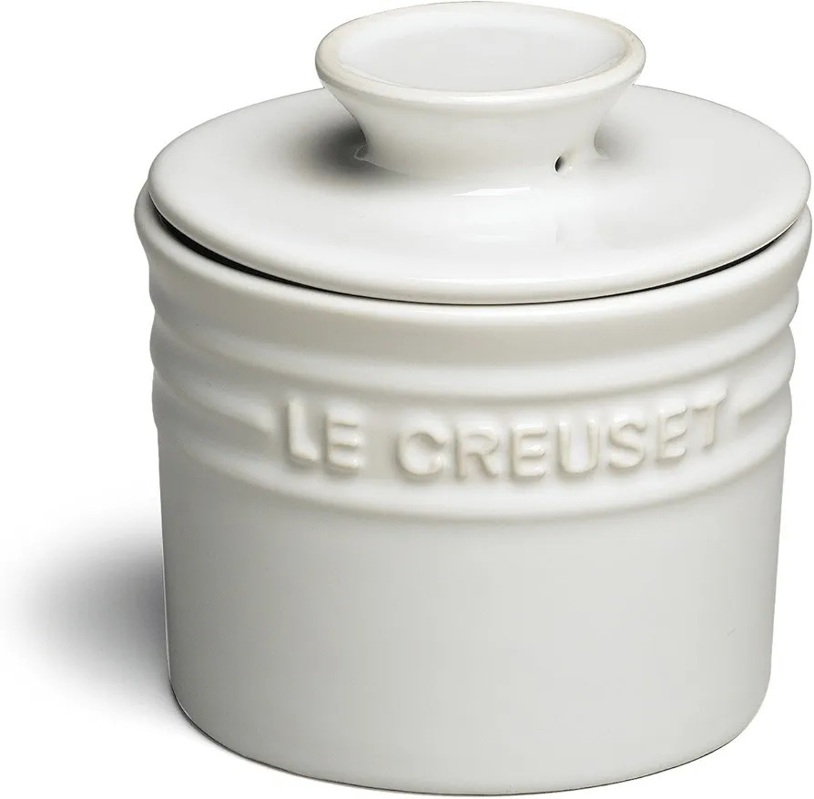 Le Creuset Stoneware Butter Crock, 6 oz., White | Amazon (US)