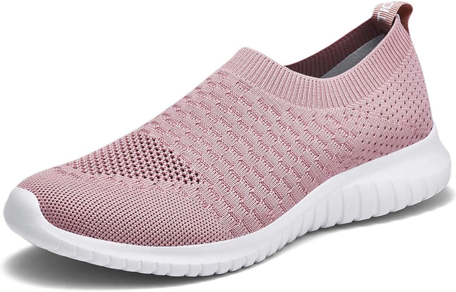 LANCROP Women's Walking Shoes - Casual Breathable Athletic Tennis Slip on Sneakers | Amazon (US)