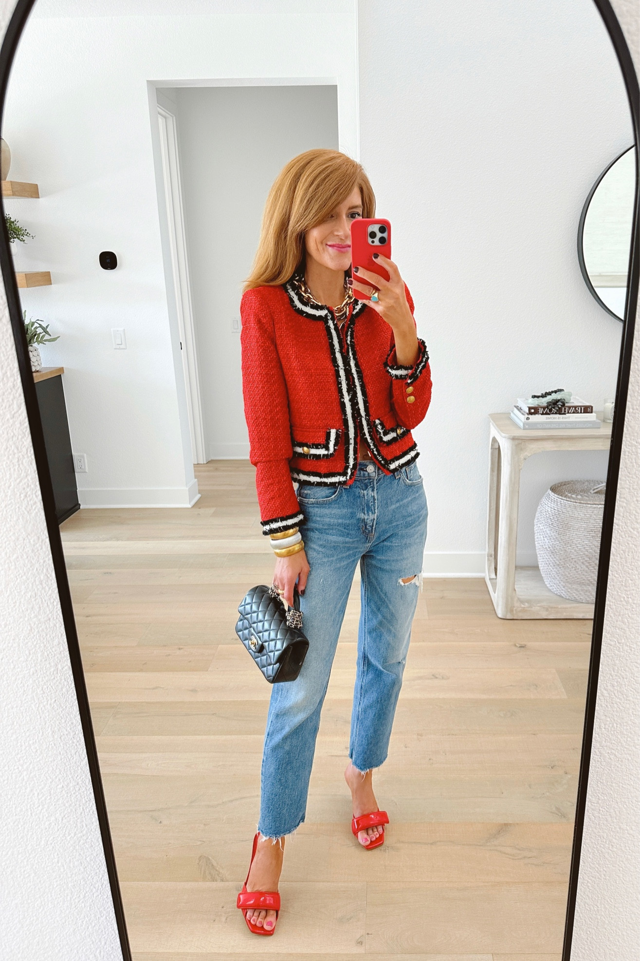 Alice and olivia tweed jacket $100 off GETOCTSF 

#LTKover40 #LTKshoecrush #LTKsalealert