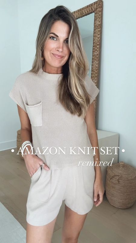 Size small amazon set remixed!  Wearing small in the white sweater.  White jeans and sandals true to size.  

#LTKFindsUnder50 #LTKShoeCrush #LTKOver40