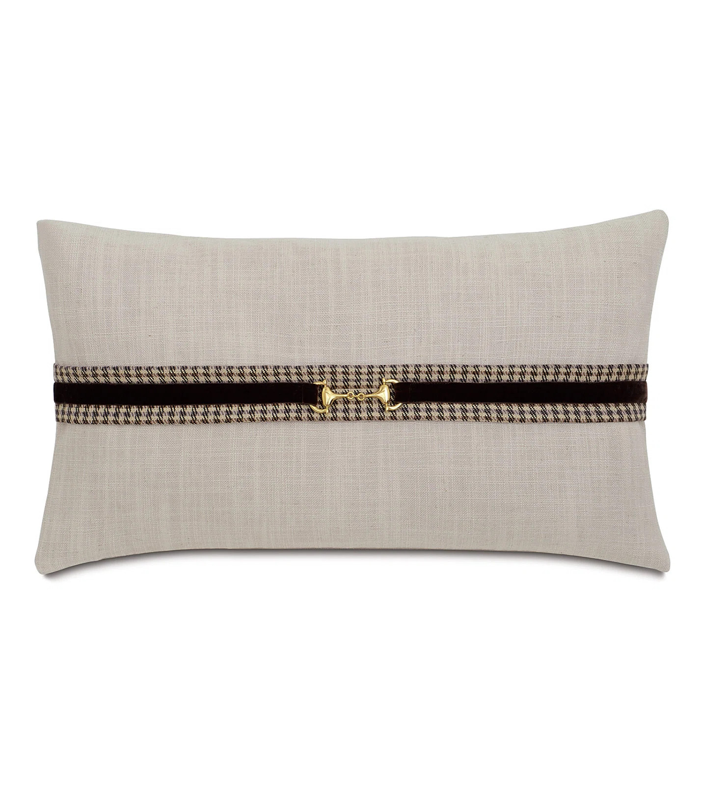 Eastern Accents Equestrian Aiden Gold Buckle Rectangular Pillow Cover & Insert & Reviews | Perigo... | Perigold