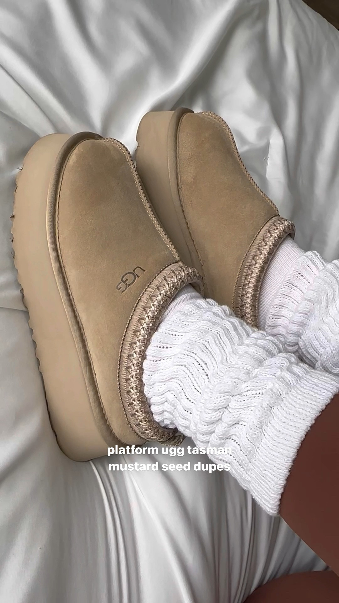 Sold 125 pairs of these on TT, figured I’d share them here for you lovies! They’re THAT GOOD 🫶🏼  🍁🕯️🧶

#uggdupes #pinterestaesthetic #uggtasman #uggslippers #dupes #fallfashion #platformslippers #uggseason #fallshoes #fallessentials #platformuggs


#LTKfindsunder50 #LTKSeasonal #LTKshoecrush