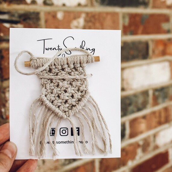 Mini Dollhouse Macrame Hanging | Mini Macrame | Dollhouse Decor | Boho Dollhouse | Etsy (US)