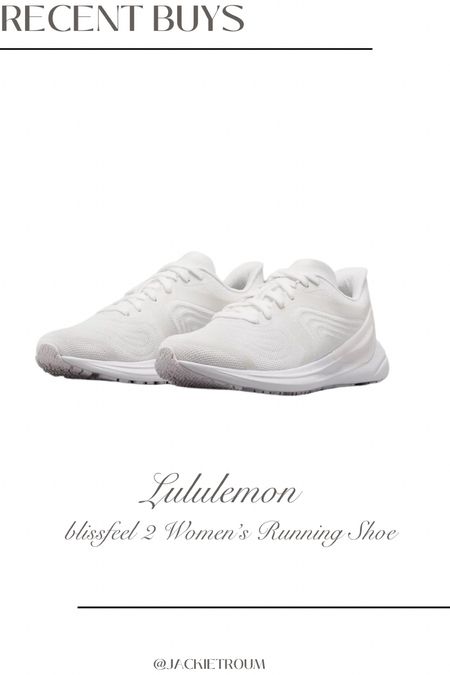 Recent Buys: Lululemon blissfeel 2 Women’s Running Shoe.

#LTKShoeCrush

#LTKFitness #LTKActive #LTKSeasonal