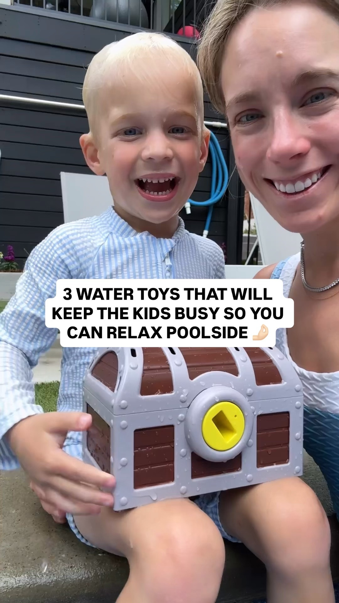 Pool toy water toy outdoor games toys inflatable pool toy treasure chest diving toy floats in

#LTKKids #LTKHome #LTKmomlife