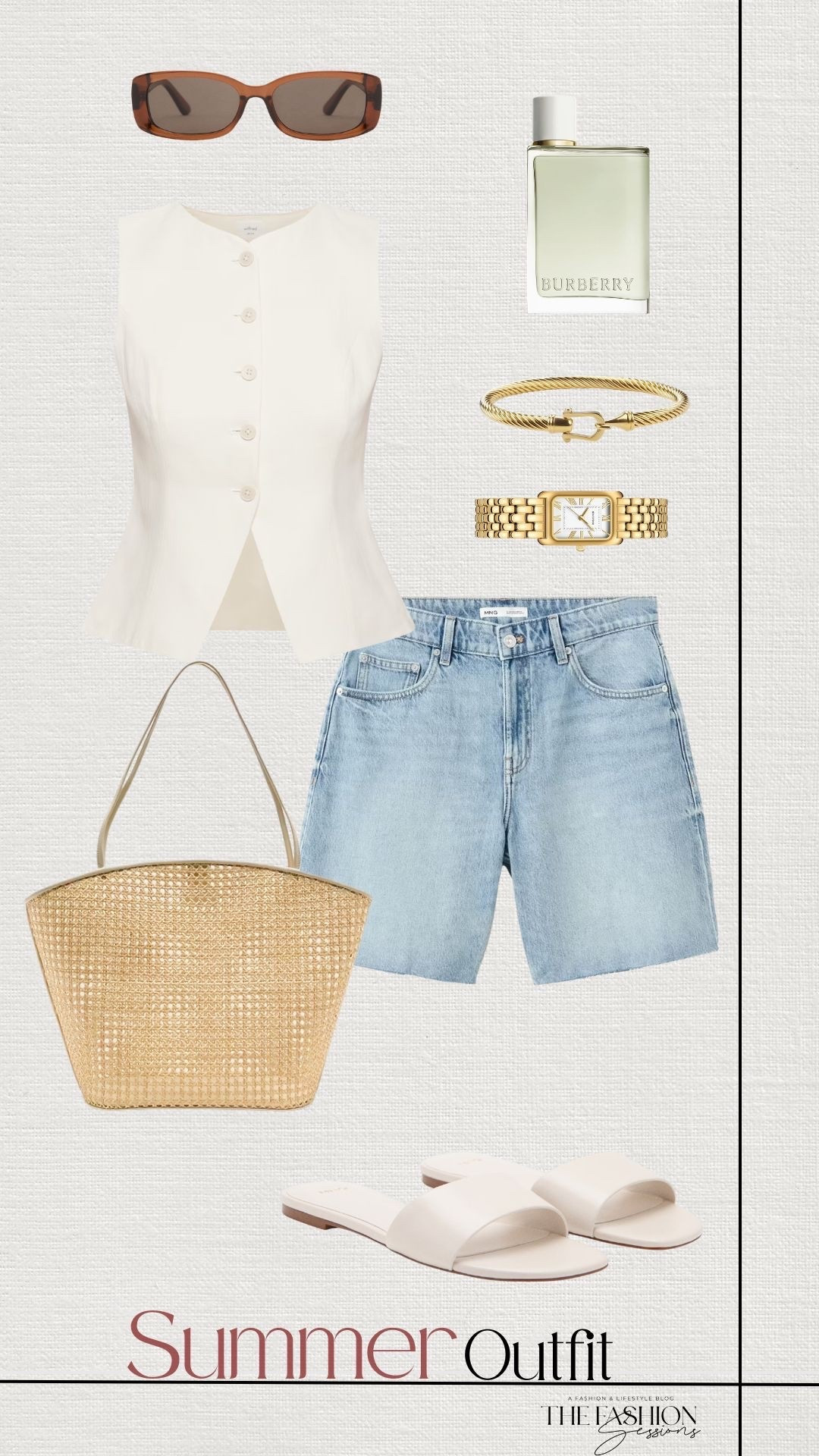 Summer Outfit | Linen Vest Top | Denim Shorts

#LTKootd #LTKSeasonal